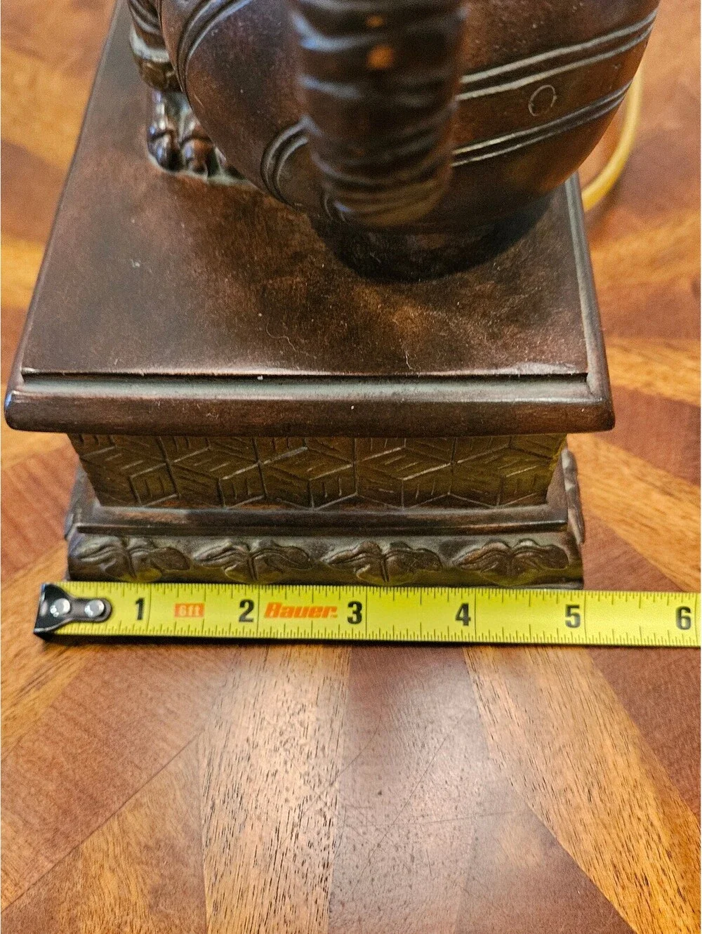 Rare Maitland-Smith Whimsical Elephant & Monkey Figural Table Lamp - 33 In Tall